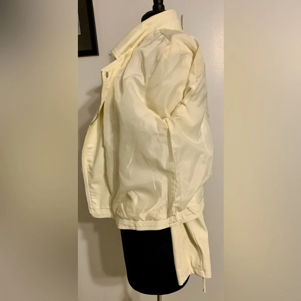 Faux leather wedding jacket coat bride to be happily ever after honeymoon gift - Picture 10 of 14